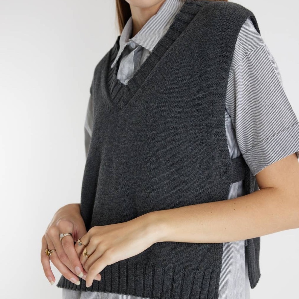 Grey Sweater Vest